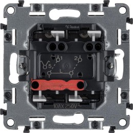 Выключатель 2-кл. СП Valena Allure 10А IP20 250В с лицев. панелью безвинтов. зажимы механизм сл. кос