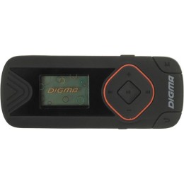 Плеер Flash R3 8Гбайт черн./0.8дюйм/FM/microSDHC/clip R3BK Digma 436167
