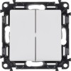 Выключатель 2-кл. СП Valena Life 10А IP20 250В с лицев. панелью безвинтов. зажимы механизм бел. Leg