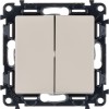 Выключатель 2-кл. СП Valena Life 10А IP20 250В с лицев. панелью безвинтов. зажимы механизм сл. кость