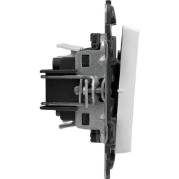 Выключатель 2-кл. СП Valena Life 10А IP20 250В 10AX с подсветкой с лицев. панелью механизм бел. Leg