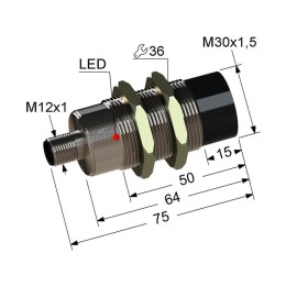 Выключатель бесконтактный PS2-30M75-15N51-C4 (ВБ2.30М.75.15.5.1.C4) МЕГА-К A8010-34129313