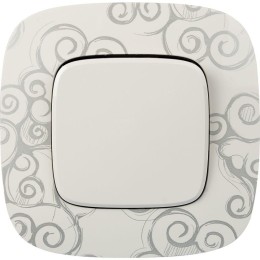 Выключатель 1-кл. СП Valena Allure 10А IP20 250В 10AX с лицев. панелью безвинтов. зажимы механизм бе