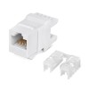Вставка Keystone Jack RJ45 (8P8C) кат.5E Dual IDC (110&Krone type) 180град. KJ-RJ45-Cat.5e-180 Degre