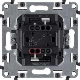 Выключатель 1-кл. СП Valena Allure 10А IP20 250В 10AX с лицев. панелью безвинтов. зажимы механизм сл