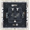 Выключатель жалюзи СП FORTE&PIANO 10А FP411 ваниль IEK FP-V15-0-10-1-K10