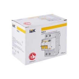 Выключатель автоматический дифференциального тока 2п C 10А 10мА тип AC 4.5кА АД-12 KARAT IEK MAD10-2