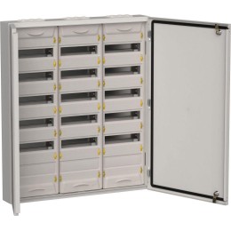 Корпус ЩРн-216 (3х72) TITAN 5 960х830х140 IP54 метал. сер. IEK TI5-50-N-3X072-54-7035