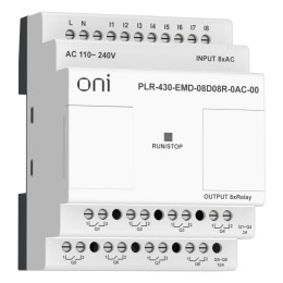 Модуль расширения входов выходов ПЛК 430 8 DI 8 RO 220В AC ONI PLR-430-EMD-08D08R-0AC-00