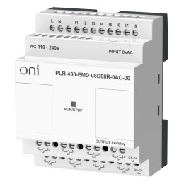 Модуль расширения входов выходов ПЛК 430 8 DI 8 RO 220В AC ONI PLR-430-EMD-08D08R-0AC-00