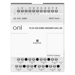 Модуль расширения входов выходов ПЛК 430 8 DI 8 RO 220В AC ONI PLR-430-EMD-08D08R-0AC-00