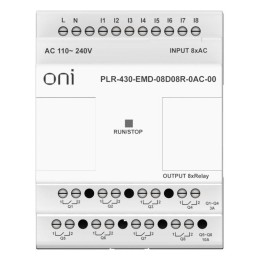 Модуль расширения входов выходов ПЛК 430 8 DI 8 RO 220В AC ONI PLR-430-EMD-08D08R-0AC-00