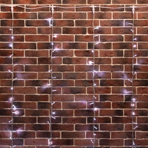Гирлянда светодиодная "Светодиодный Дождь" 2х6м 360LED бел. 23Вт 24В IP65 эффект водопада с трансф.