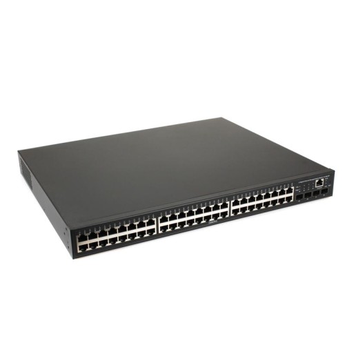 Коммутатор управляемый L3 PoE SW-48G4X-2L на 48хGE RJ-45 + 4х10G SFP+ порта OSNOVO 14166