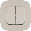 Переключатель 2-кл. СП Valena Allure 10А IP20 250В с лицев. панелью безвинтов. зажимы механизм сл. к