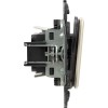 Переключатель 2-кл. СП Valena Allure 10А IP20 250В с лицев. панелью безвинтов. зажимы механизм сл. к