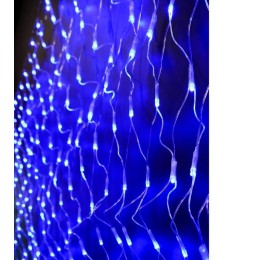 Гирлянда-сетка NTLD300-B-E 2х1.5м 300 светодиодов с доп. подключ. до 3 модулей IP44 син. SHLights 46