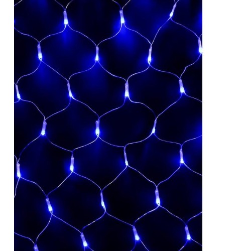 Гирлянда-сетка NTLD300-B-E 2х1.5м 300 светодиодов с доп. подключ. до 3 модулей IP44 син. SHLights 46