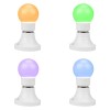 Лампа светодиодная 3Вт шар d50 9LED RGB E27 Neon-Night 405-512