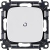Переключатель 1-кл. СП Valena Allure 10А IP20 250В 10AX с подсветкой с лицев. панелью безвинтов. заж