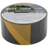 Лента сигнальная 50ммх100м черн.-желт. FIT 11855