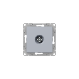 Розетка телевизионная TV 1-м СП Эпика механизм алюм. EKF UP1-SOA-TV-1