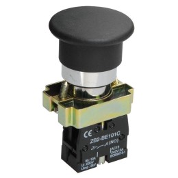 Кнопка управления "Грибок" LAY5-BC21 1НО черн. KARAT IEK BBG70-BC-K02