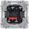 Выключатель 2-кл. СП Valena Life 10А IP44 250В с лицев. панелью безвинтов. зажимы механизм бел. Leg