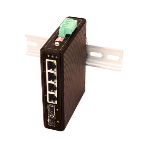 Коммутатор промышленный PoE SW-80402/I Gigabit Ethernet на 4GE PoE + 2 GE SFP порта OSNOVO 13254