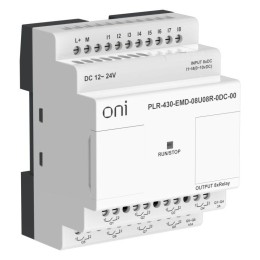 Модуль расширения входов выходов ПЛК 430 4 DI 4 UI (0-10В/DI) 8 RO 24В DC ONI PLR-430-EMD-08U08R-0DC