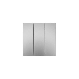 Выключатель 3-кл. СП ZIMA IP20 10А безвинт. зажим сер. матов. LEZARD 704-7488-109QC