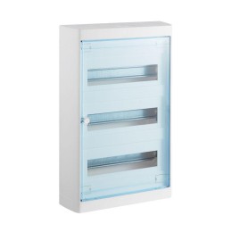 Бокс ОП Nedbox 3х12мод. прозр. дверь Leg 601248