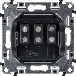 Выключатель 3-кл. СП Valena Life 10А IP20 250В 10AX с лицев. панелью винтов. зажимы механизм бел. Le