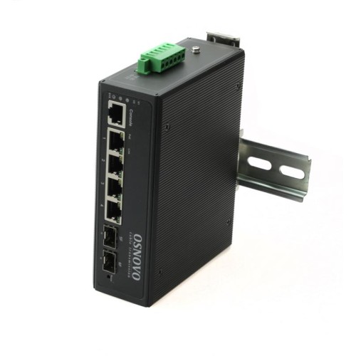 Коммутатор промышленный управляемый (L2+) PoE SW-80402/IL Gigabit Ethernet на 6 портов OSNOVO 13677