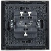 Выключатель жалюзи СП FORTE&PIANO 10А FP511 сталь IEK FP-V15-0-10-1-K46