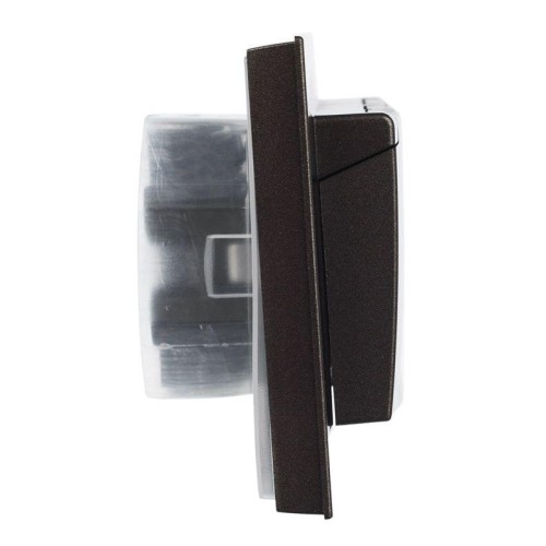 Розетка 2-м СП BRITE 16А в сборе IP44 с крышкой бронза IEK BR-R26-16-44-K45-F