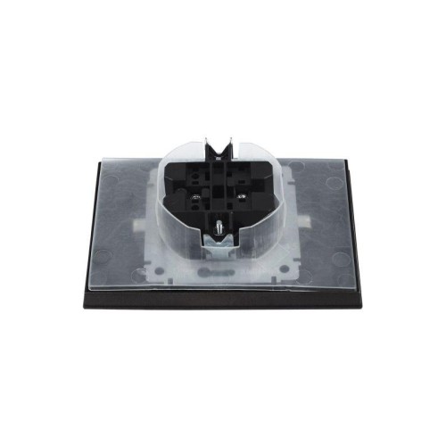 Розетка 2-м СП BRITE 16А в сборе IP44 с крышкой бронза IEK BR-R26-16-44-K45-F