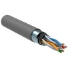 Кабель витая пара F/UTP кат.5E 4х2х0.52 PVC сер. (уп.305м) РФ/Т ITK LC1-C5E04-311-T-P-R