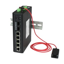 Коммутатор промышленный управляемый (L2+) HiК PoE SW-80402/ILS(port 90Вт 180Вт) Gigabit Ethernet на