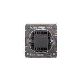 Выключатель 1-кл. СП ROUND MIELE 10А возвратный перламутр Kranz KR-78-0712-1