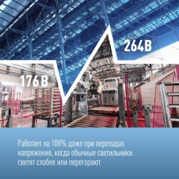 Светильник светодиодный UFO HIgh Bay 100Вт 6500К 174-265В для высоких пролетов КОСМОС KHB120d100W650