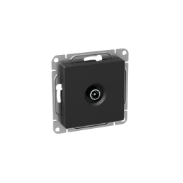 Розетка телевизионная TV 1-м СП Эпика механизм черн. EKF UP1-SOB-TV-1