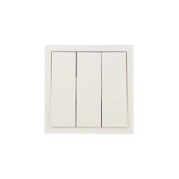 Выключатель 3-кл. СП ZIMA IP20 10А безвинт. зажим слон. кость LEZARD 704-9088-109QC