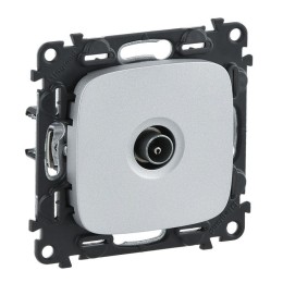 Розетка телевизионная TV 1-м Valena Allure 0-2400МГц с топологией "звезда" с лицев. панелью механизм