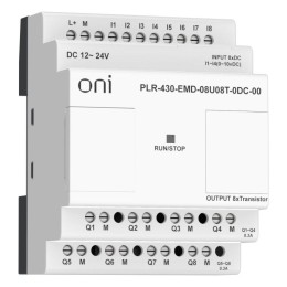 Модуль расширения входов выходов ПЛК 430 4 DI 4 UI (0-10В/DI) 8 TO 24В DC ONI PLR-430-EMD-08U08T-0DC