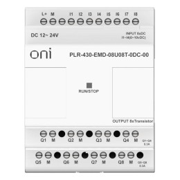 Модуль расширения входов выходов ПЛК 430 4 DI 4 UI (0-10В/DI) 8 TO 24В DC ONI PLR-430-EMD-08U08T-0DC