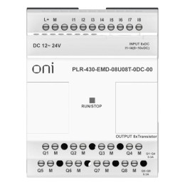 Модуль расширения входов выходов ПЛК 430 4 DI 4 UI (0-10В/DI) 8 TO 24В DC ONI PLR-430-EMD-08U08T-0DC