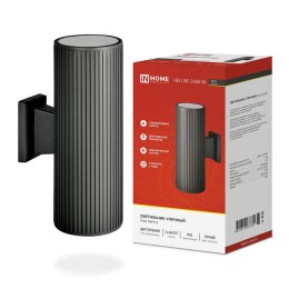 Светильник НБУ LINE-2хA60-BL E27 IP65 230В уличный настен. двусторон. под лампу 2хA60 алюм. черн. IN