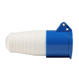 Розетка кабельная 213 16А 220AC 2P+PE 6ч IP44 КЭАЗ 222744