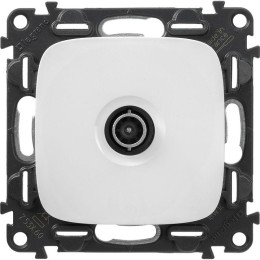 Розетка телевизионная оконечная TV 1-м Valena Allure 10дБ 0-862МГц с лицев. панелью механизм бел. Le